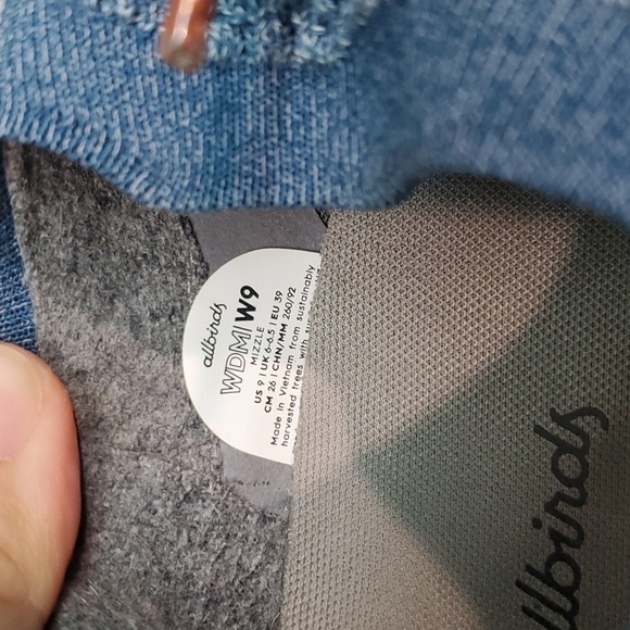 Allbirds Womens Wool Dasher Mizzles Wool Athletic Running Sneakers shoes sz 9 - Picture 12 of 12